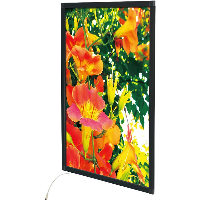 68781 イージーライトパネル ver2．0 屋内用 ブラック 角型 グリーンクロス サイズA3