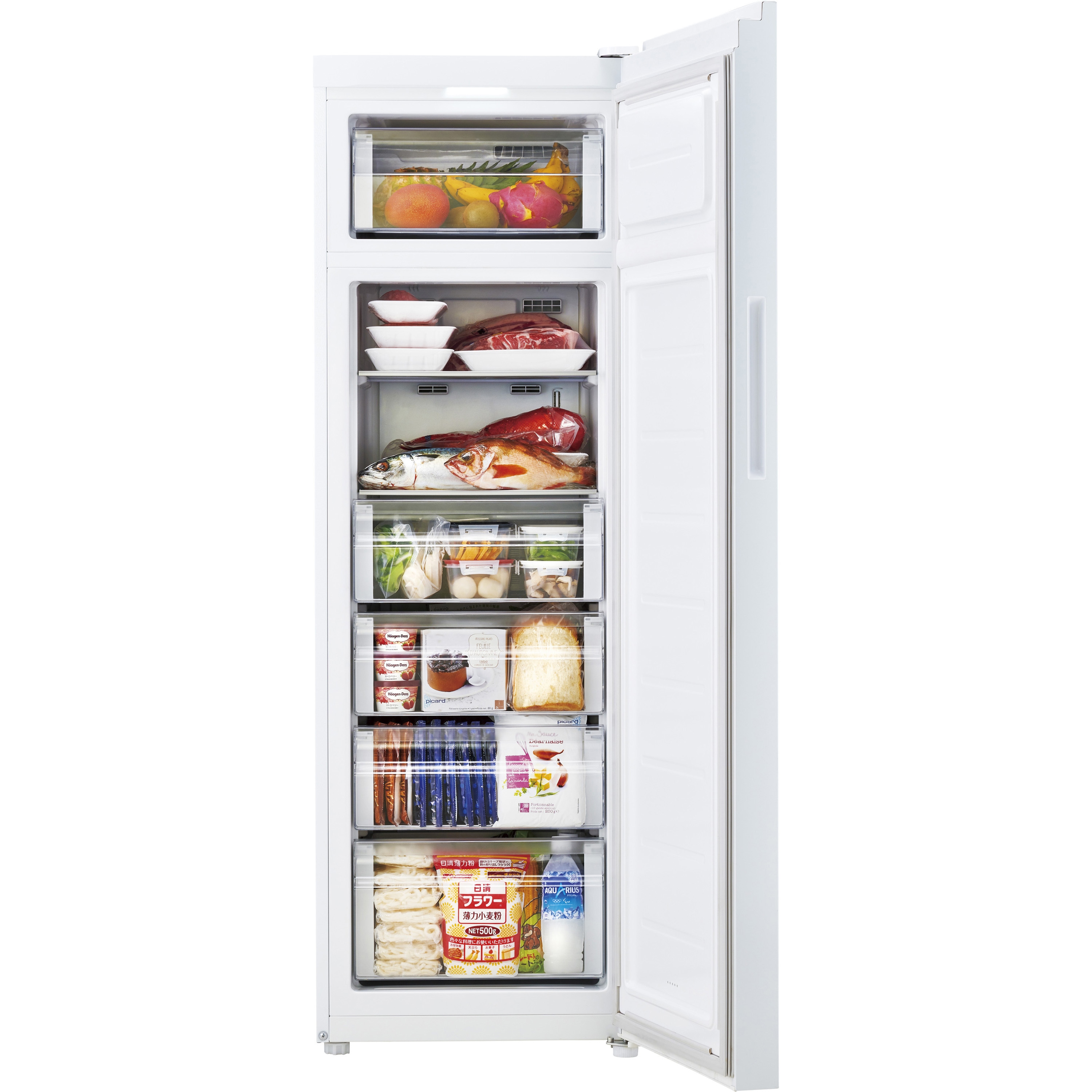 ハイアール　Haier 168L 自動霜取りファン式冷凍庫 JF-NUF168B Amazon | ハイアール(Haier) 168L 前開き自動霜取りファン式