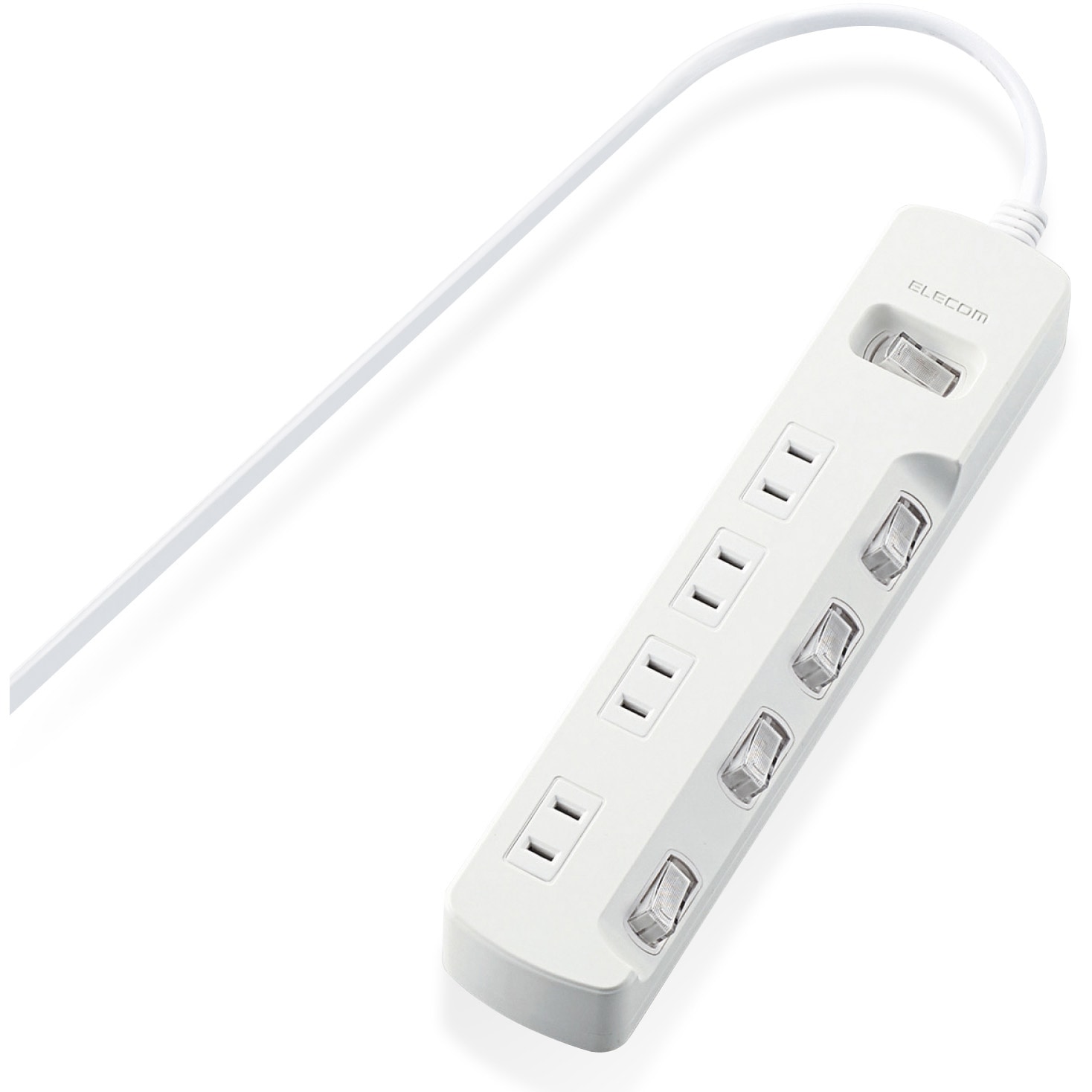 (まとめ) エレコム 雷サージ対応 OAタップ2P式 2口 KT-180 1個 〔×10セット〕 まとめ)エレコム 雷サージ対応 OAタップ2P式 2口 KT-180 1個〔