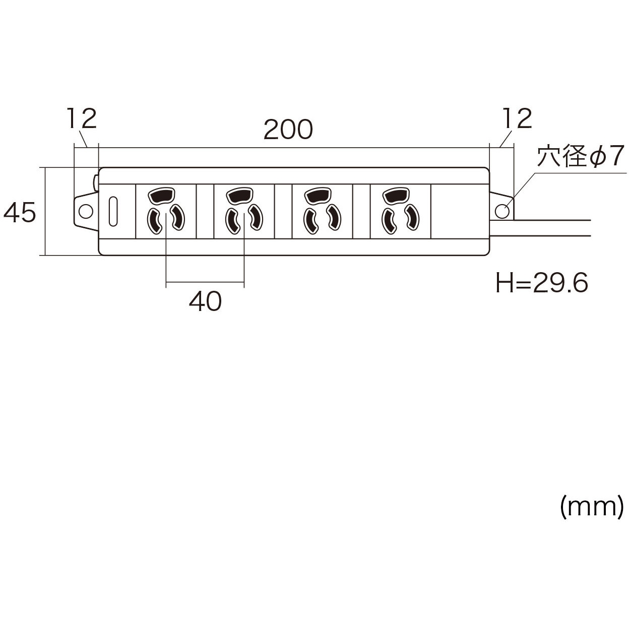 TAP-MG341N2PN-1 電源タップ(3P) サンワサプライ 4口 ○マグネット