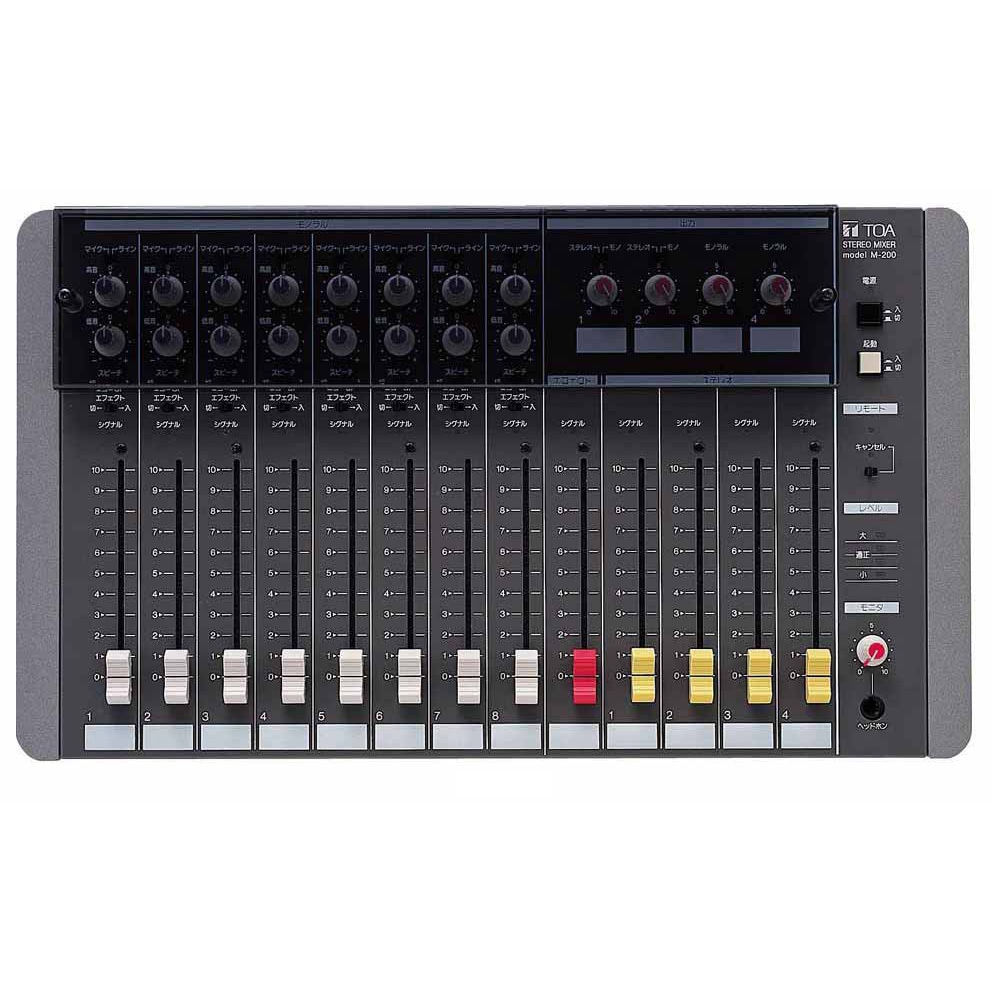 M-200C ステレオミキサ 1個 TOA 【通販モノタロウ】