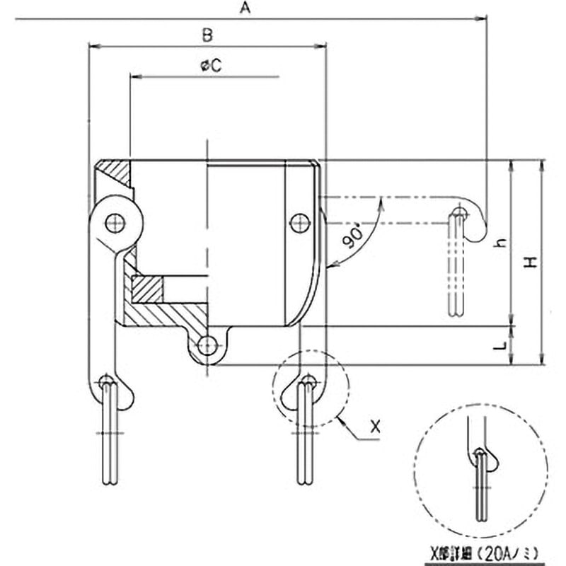 OZ-DC-PP-3 ダストキャップ[OZ-DC]  ポリプロピレン 1個 小澤物産(OZC) 【通販モノタロウ】