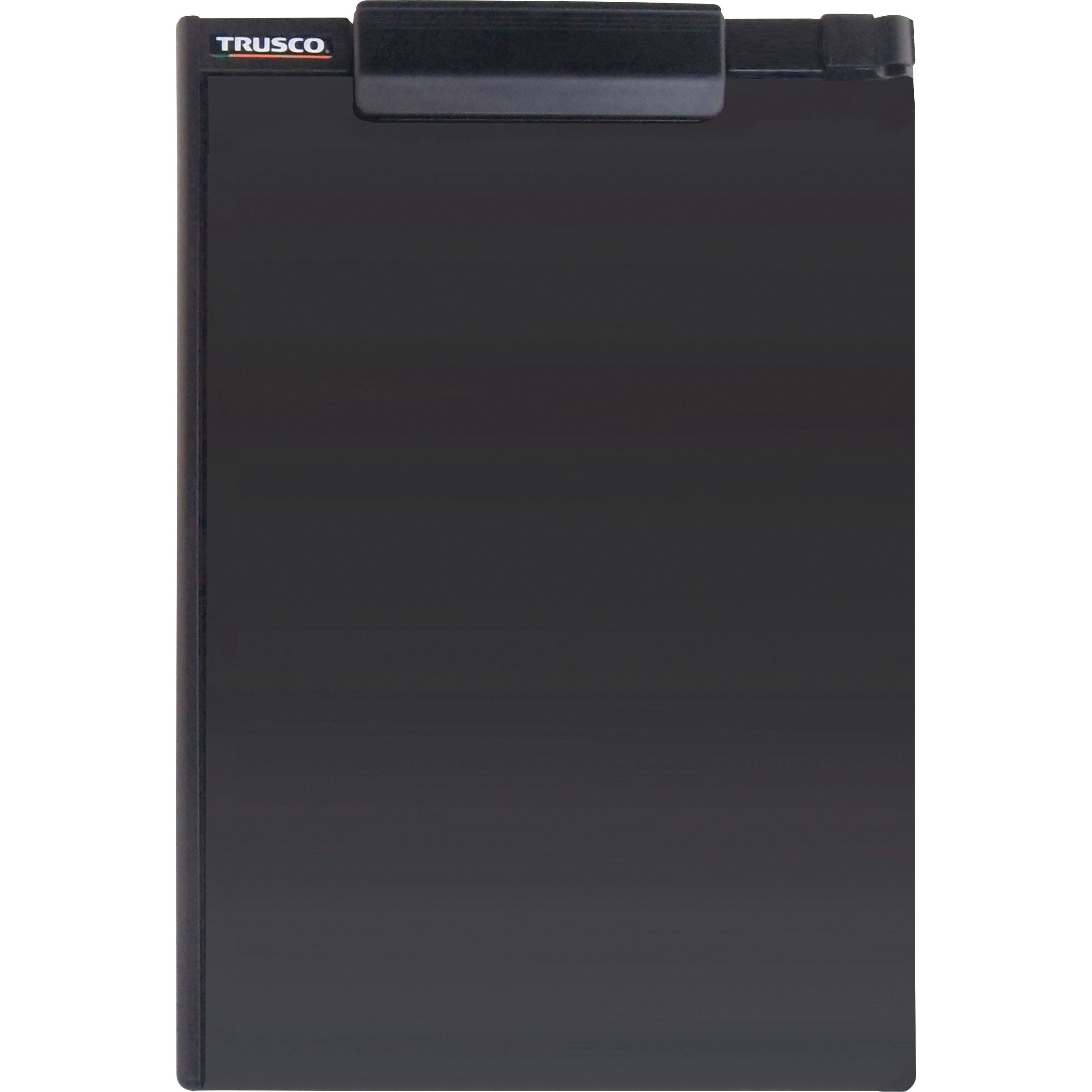 TCB-A4E-BK ペンホルダー付クリップボード TRUSCO 黒色 タテタイプ