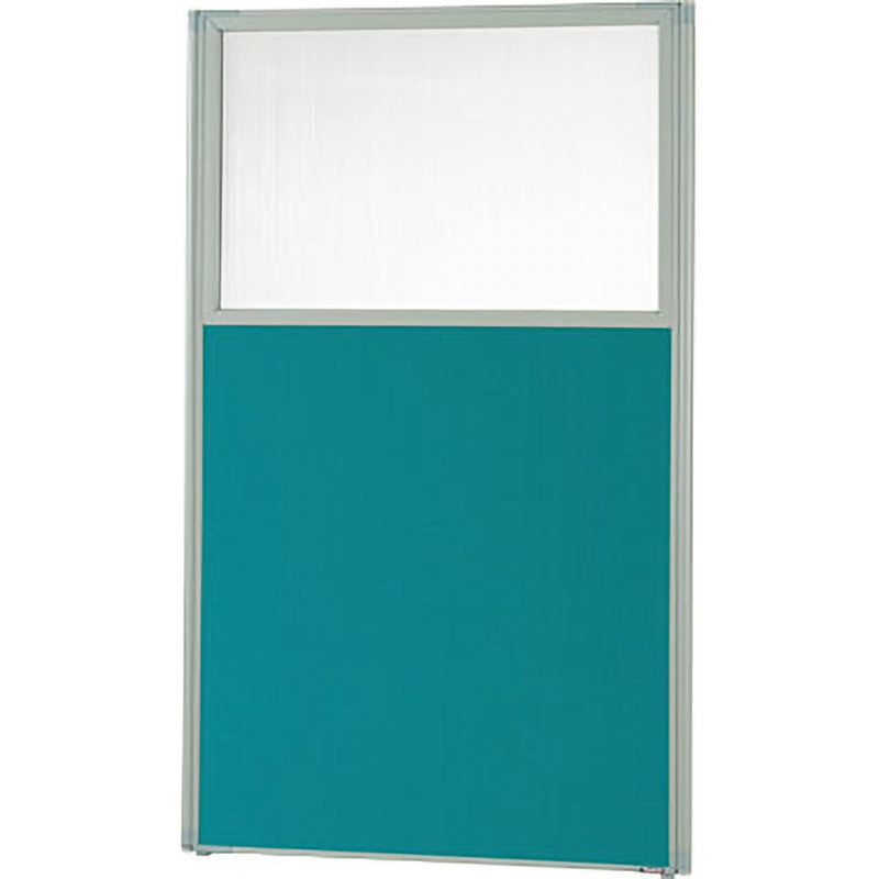 TLP-1509U-GY ローパーテーション(半透明) TRUSCO 連結型 上部半透明 グレー色 質量6kg 高さ1465mm間口900mm奥行30mm  TLP-1509U-GY