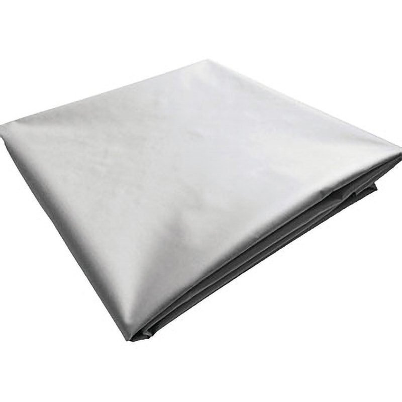 TPS1827-GY カラーターポリンシート(防炎Ⅱ類) TRUSCO 折りたたみ