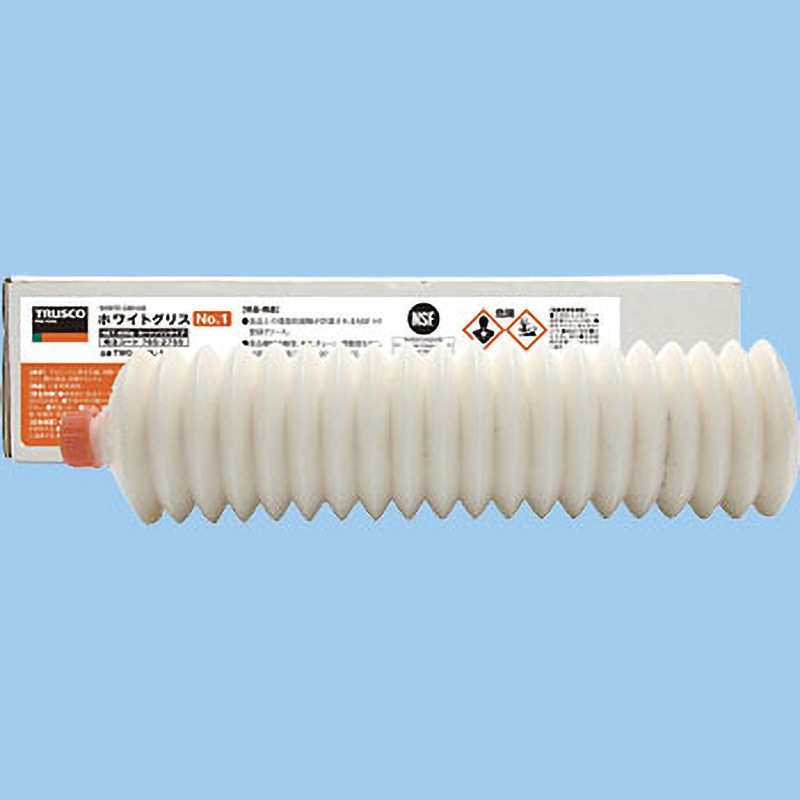 TWG-400L-1 ホワイトグリス TRUSCO 容量400g 【通販モノタロウ】