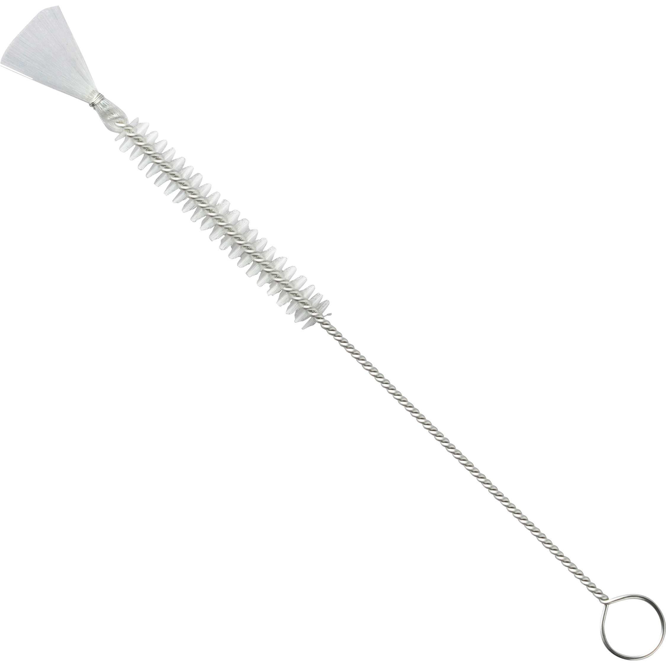 TBS-S1N 注射器洗浄ブラシ(ナイロン毛) TRUSCO 全長160mm毛幅50mm 1本