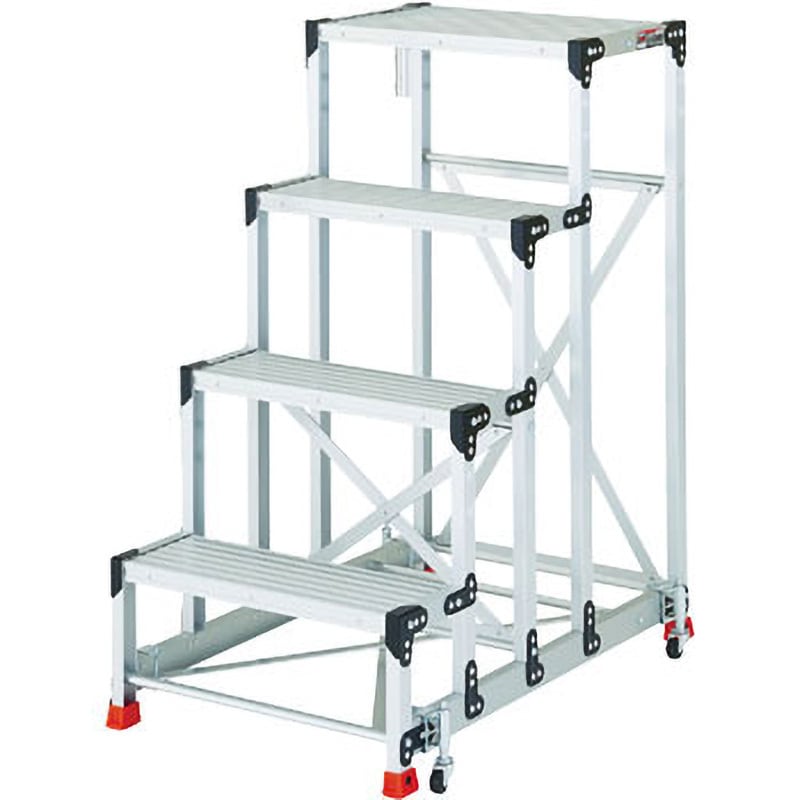 作業用踏台(高強度タイプ・スプリングキャスター付タイプ) TRUSCO 作業
