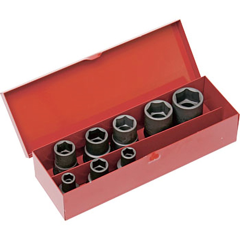 TRUSCO(トラスコ中山):インパクト用ソケット5個組セット 差込角9.5mm T3-5SET インパクト用ソケットセット（差込角9.5mm） トラスコ中山 TRUSCO インパクト用ロングソケット5個組セット 差