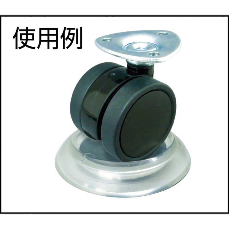 TUR715-TM 受け皿(ゴムシート付) TRUSCO 透明色 外径71.5mm TUR715-TM