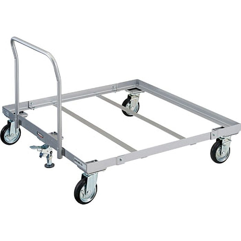 PLK-05-1210HS パレット台車 ハンドル付 S付 TRUSCO ゴム車 フット