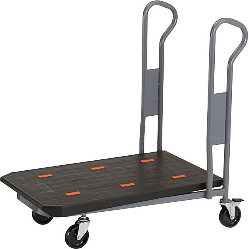 TN-851SH ネスティング台車 TRUSCO 荷重200kg ウレタン(黒)車輪