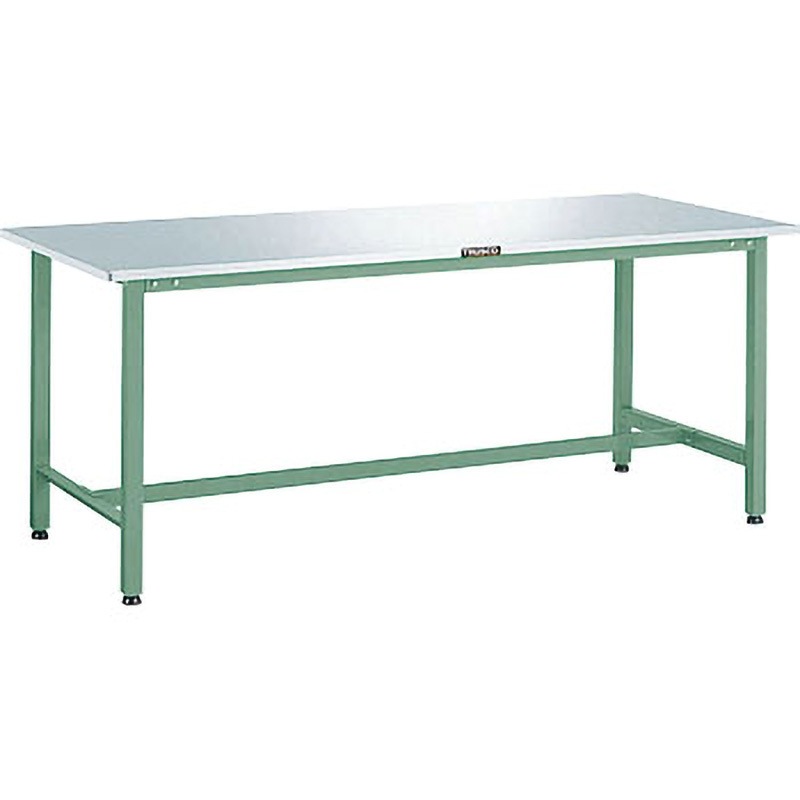 AE-0960SUS W ステンレス張りAE型作業台 TRUSCO 木+SUS304製天板 ホワイト色 間口904mm奥行604mm高さ740mm  AE-0960SUS W