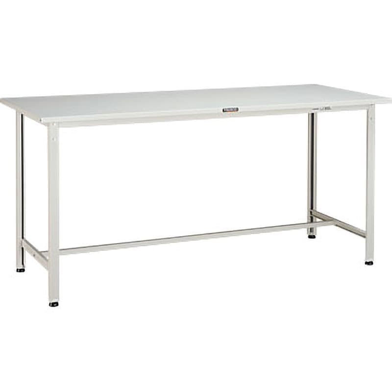 HSAE-1800 W 軽量立ち作業台(基本タイプ) TRUSCO スチール製天板 荷重300kg ホワイト色 間口1800mm奥行750mm高さ900mm