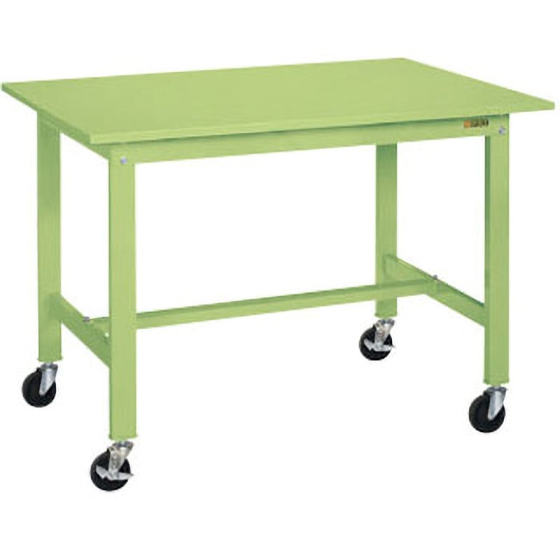 KK-38SUB2 軽量作業台(KK/200kg/スチール天板/キャスター付/直進安定金具無) サカエ 対応 間口900mm奥行600mm高さ840mm  KK-38SUB2