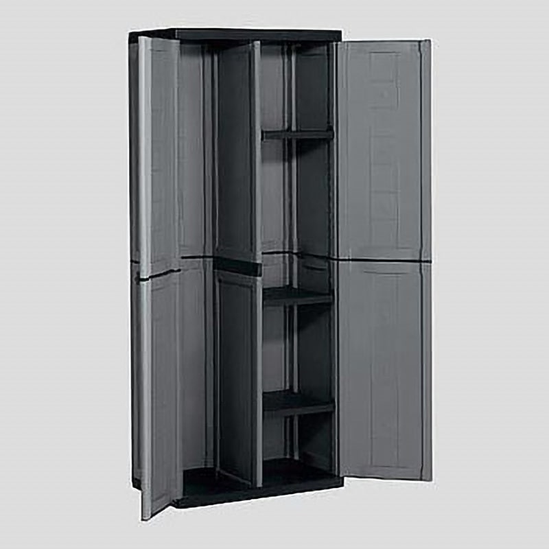 9598000 044406 組立済 耐薬キャビネット アズワン トールマルチスペース・両開きタイプ