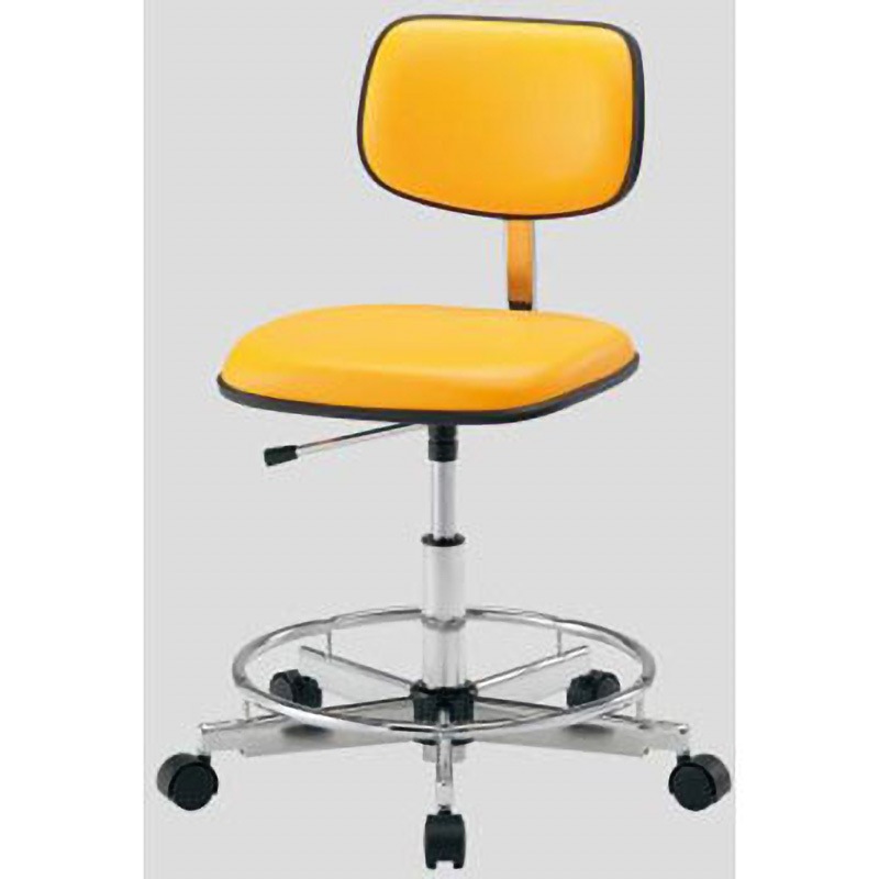 LSN-OR カラフルスタンダードチェア アズワン キャスターあり