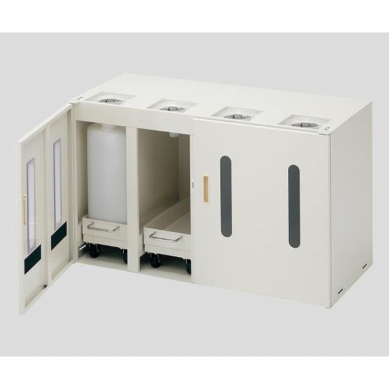 WF-4 廃液容器保管庫 アズワン 寸法960×425×600mm  WF-4