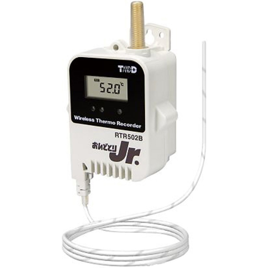 RTR502BL 温湿度記録計 おんどとり 無線LAN 校正証明書付・専用ケース付 TRシリーズ T&D(ティアンドデイ) 質量65g   RTR502BL