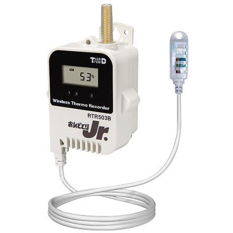 RTR503BL 温湿度記録計 おんどとり 無線LAN 校正証明書付・専用ケース付 TRシリーズ T&D(ティアンドデイ) 質量65g   RTR503BL
