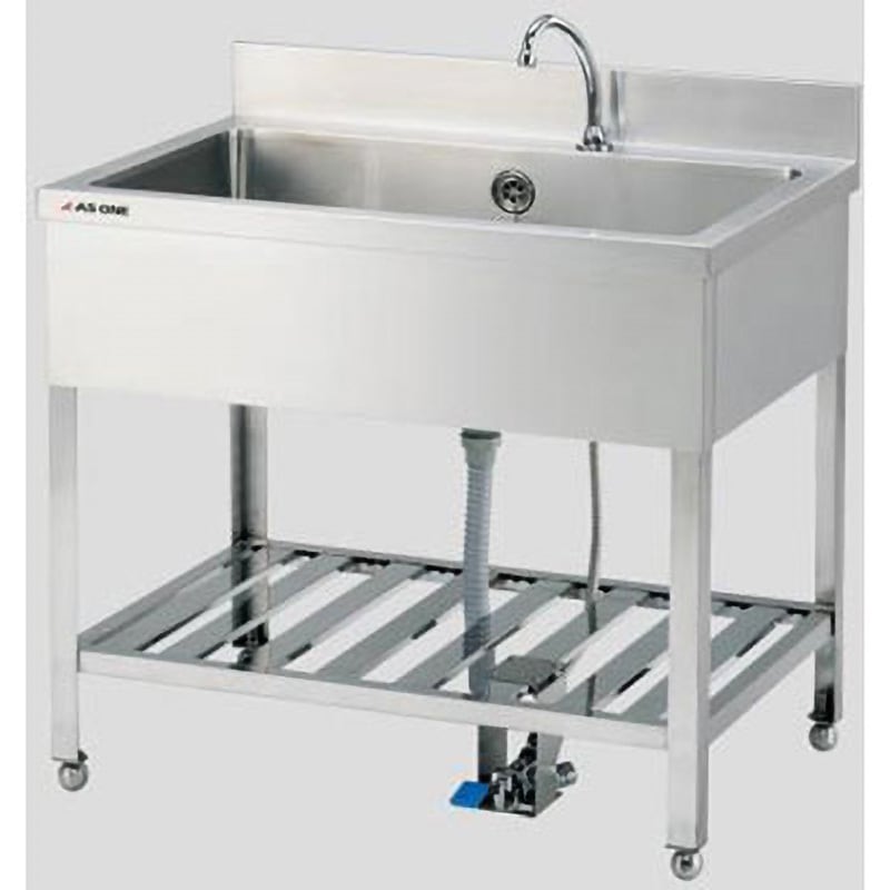 FS-W900-430 流し台 アズワン 間口900mm奥行600mm高さ900mm FS-W900