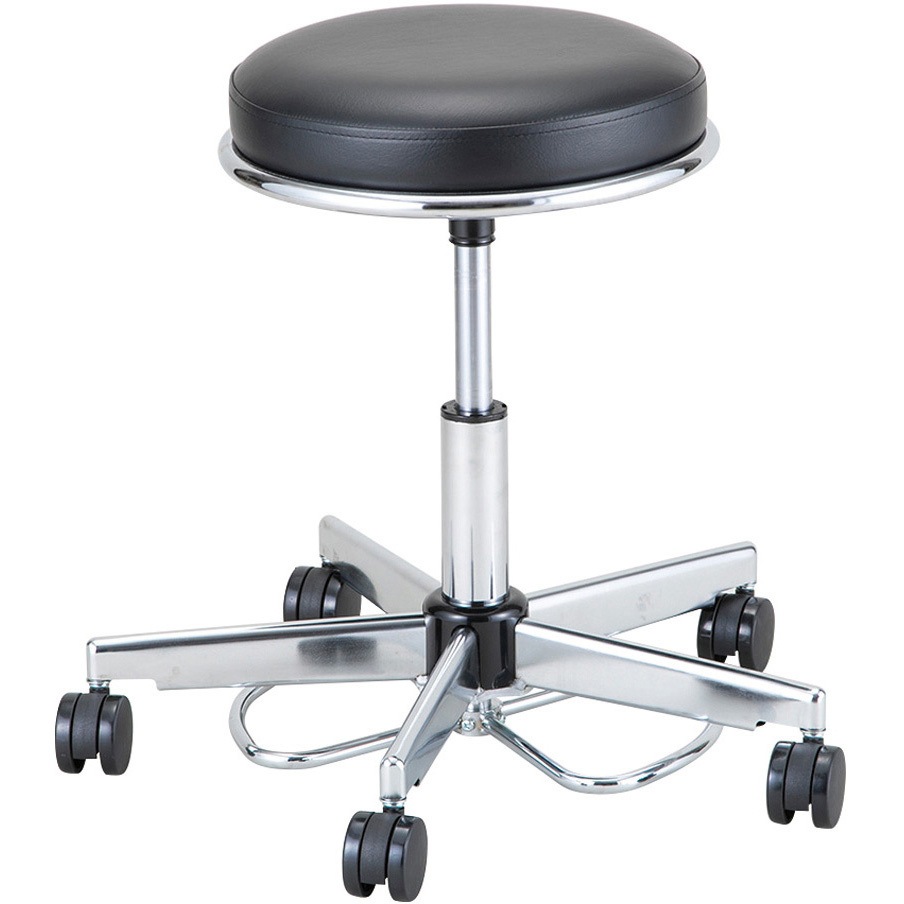 TKM-455F 研究室用プレミアムチェアー TKM-455シリーズ アズワン キャスターあり ブラック色