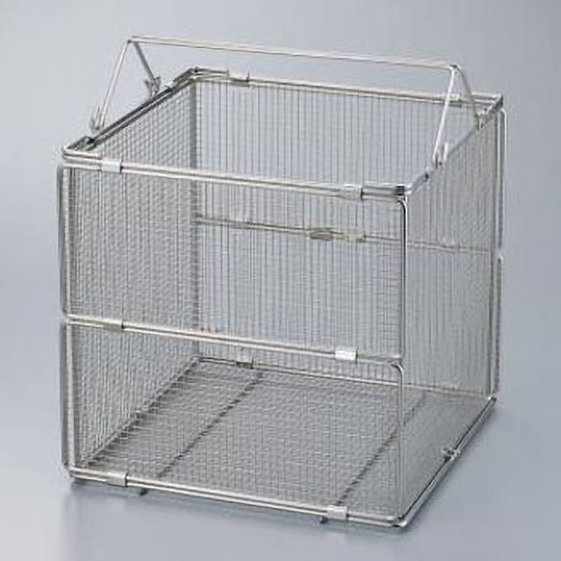 FDWB-415 ステンレス折畳洗浄カゴ 1個 アズワン 【通販モノタロウ】