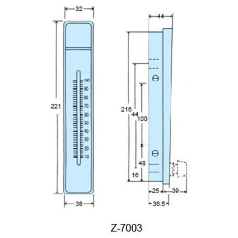 KZ-7003-04L 液体流量計 アズワン 流量範囲0.5～4L/min KZ-7003-04L