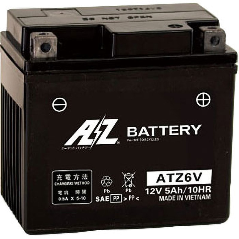 ATZ6V AZ高始動カルシウムバッテリー(液入タイプ) AZ BATTERY 12V