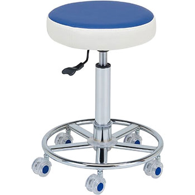 CTC カラートレンドチェアー アズワン キャスターあり ブルー色