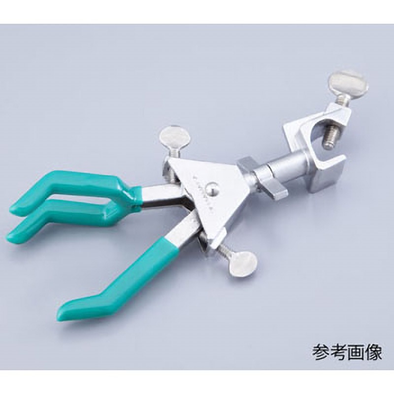 ステンレス両開きクランプ(自在ムッフ付) アズワン 中タイプ  1個