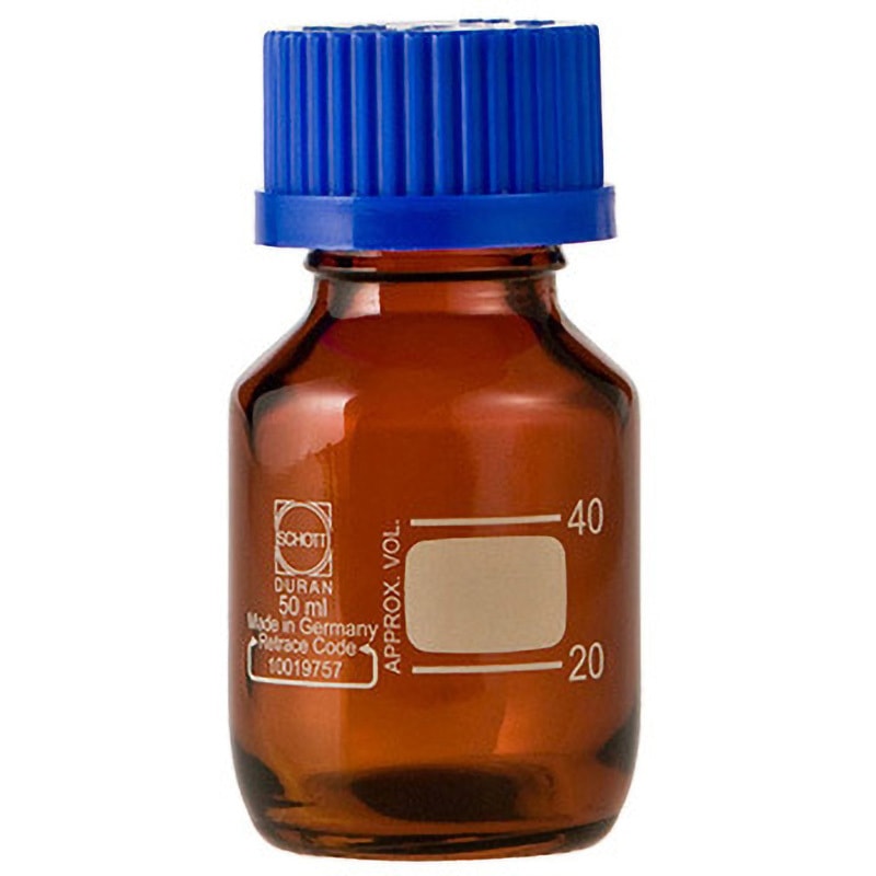 GL-32A ネジ口ビン DURAN 50mL ねじ規格GL-45 1個 【通販モノタロウ】