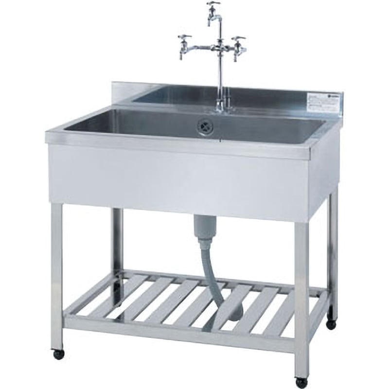 HPK1-900-430 流し台 アズワン 奥行600mm間口900mm高さ800mm  HPK1-900-430