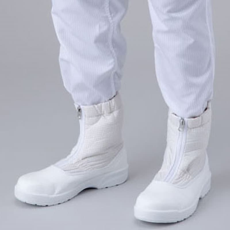 ゴールドウイン　静電安全靴ファスナー付ロングブーツ　ホワイト　２７．０ｃｍ - 2