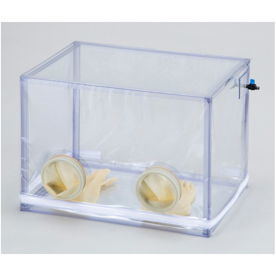 KG-700 軽量グローブボックス ガスコック付 KGシリーズ 1個 アズワン 【通販モノタロウ】