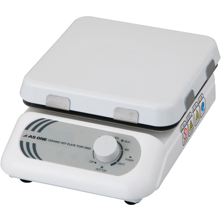 TCHP-200A セラミックホットプレート アナログタイプ TCHP-2シリーズ アズワン 最高温度550℃ プレート寸法184×184mm