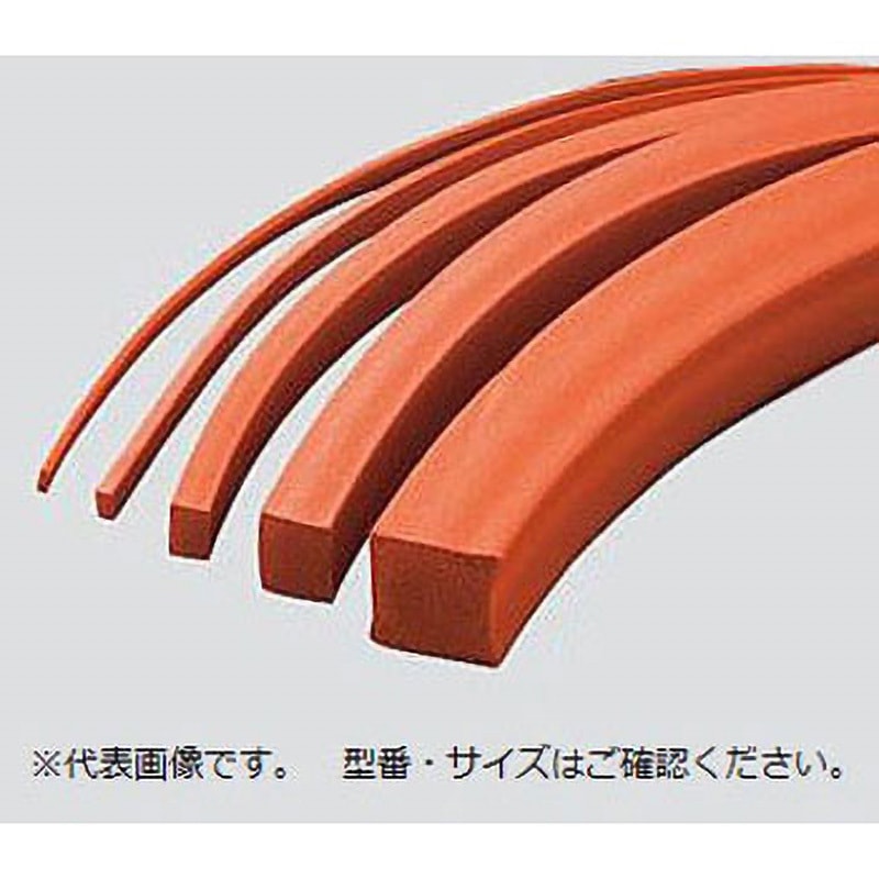 シリコーンスポンジ紐角 1本 アズワン 【通販モノタロウ】