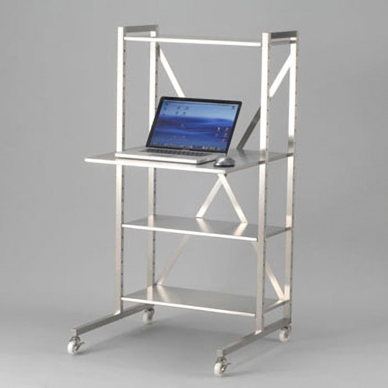 PCラック(PC-KNO) パソコン用ラック アズワン 寸法650×600×1250mm