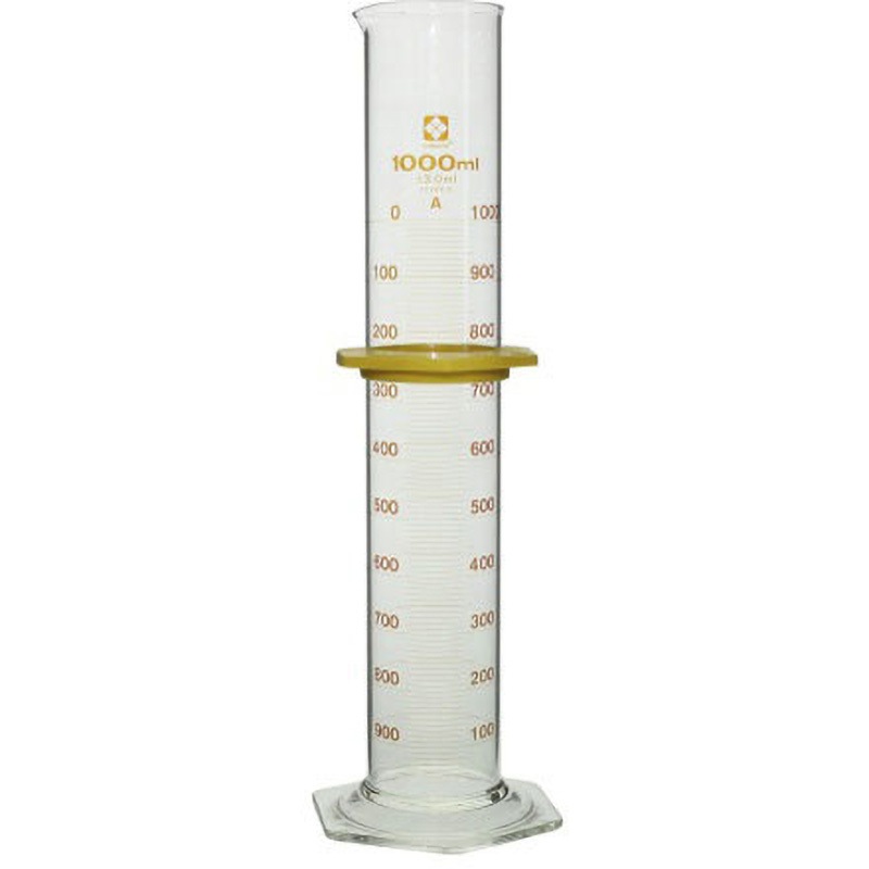 メスシリンダースーパーグレード JCSS校正証明書付 アズワン 1000mL