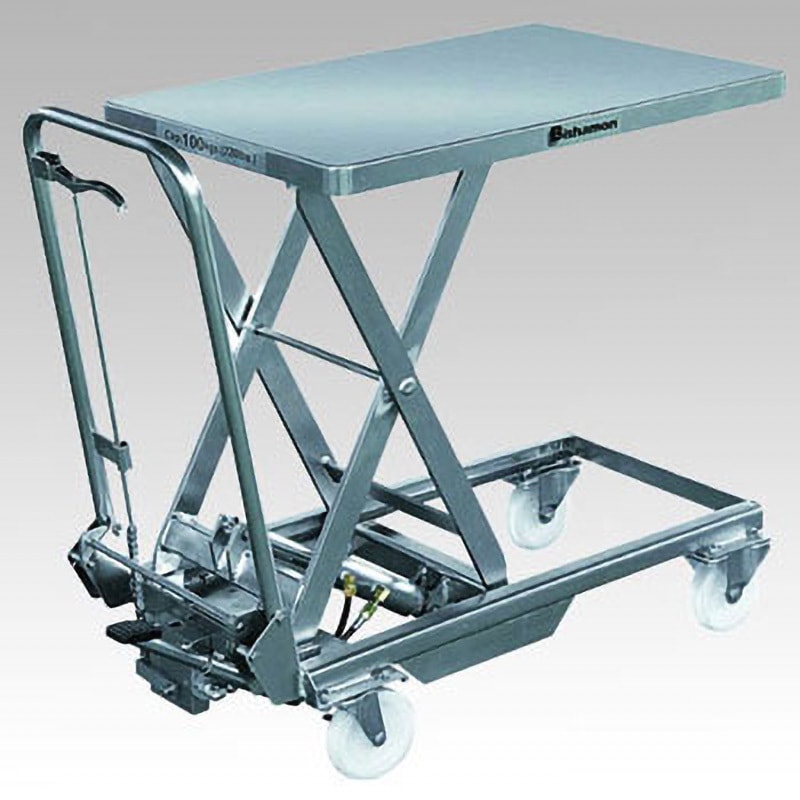 スギヤス 2AX100CT-B ビシャモン テーブルリフト 1TON 均等荷重1000kg 揚程1650mm 2AX100CTB