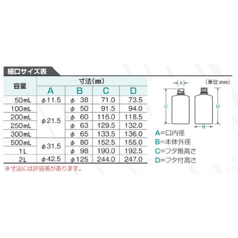 1503-08 Jボトル丸型 細口 ナチュラル 滅菌済 NIKKO(ニッコーハンセン) 200mL (商品コード)1503-08  1ケース(200本)