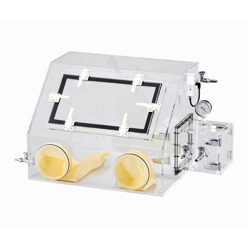 エアタイト600 ガス置換グローブボックス アズワン 寸法890×485×450mm