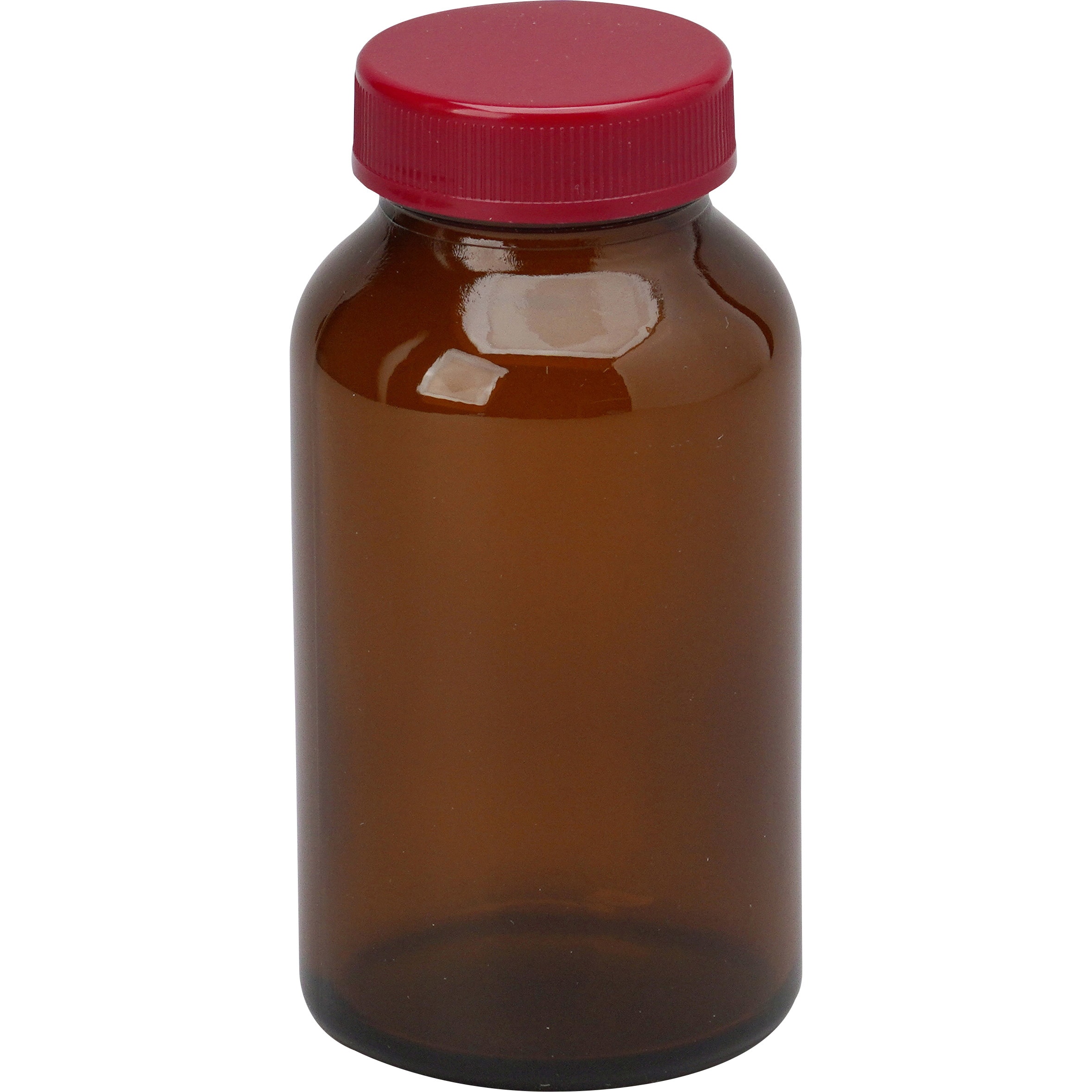 No.13 規格瓶K アズワン 広口 色(本体)茶 206mL 1個 【通販モノタロウ】
