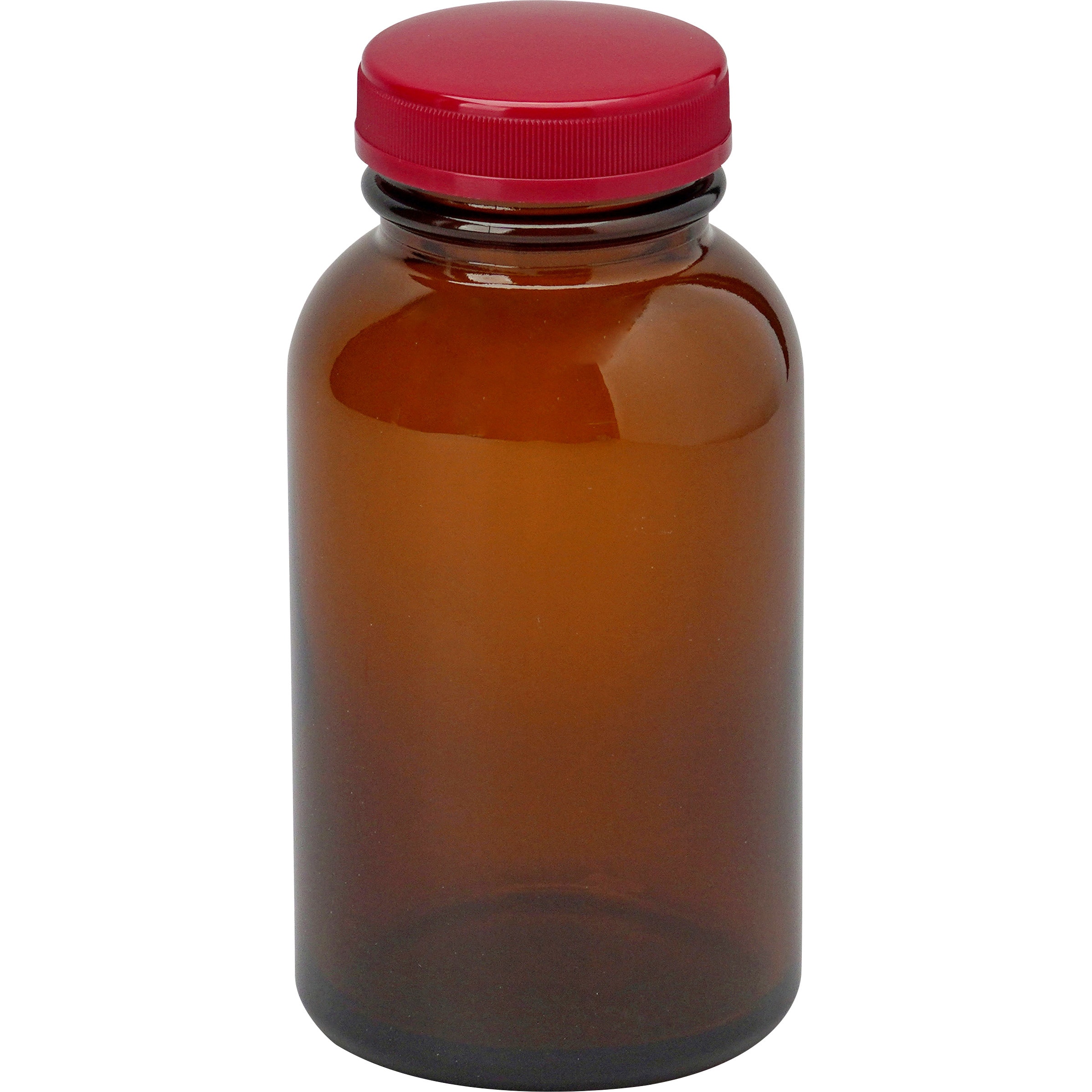 No.14 規格瓶K アズワン 広口 色(本体)茶 250mL 中栓あり 1個 【通販