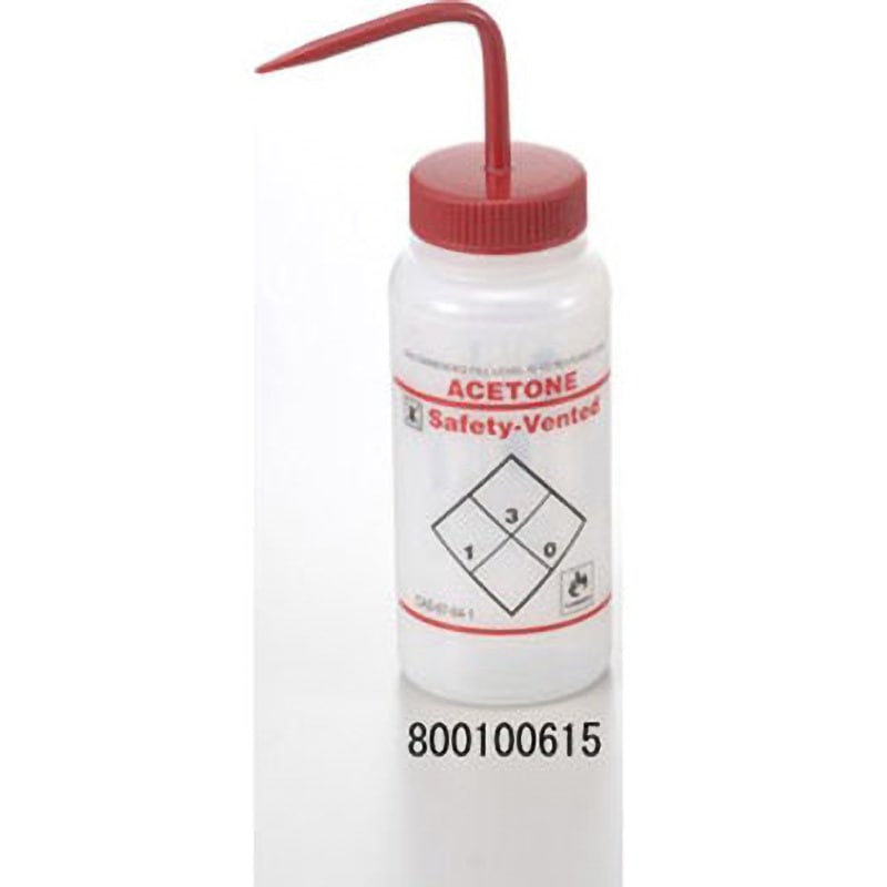 800100615 ラベル付洗浄瓶 Bel-Art Products 容量500mL LDPE(低密度