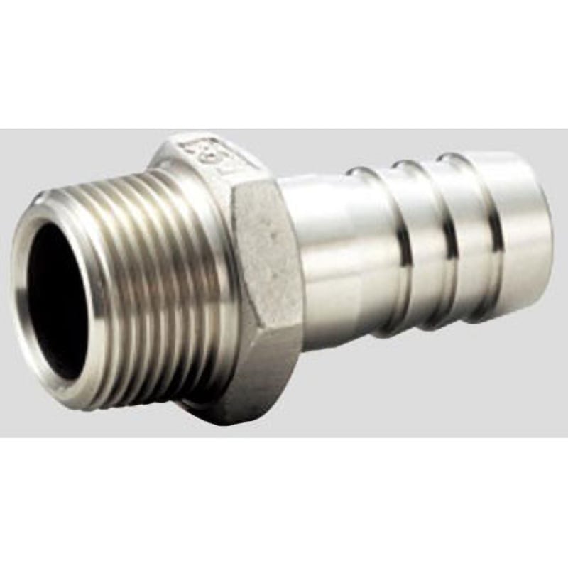 VCH‐0619 ホースニップル アズワン ねじサイズ3/4全長61mm 1個