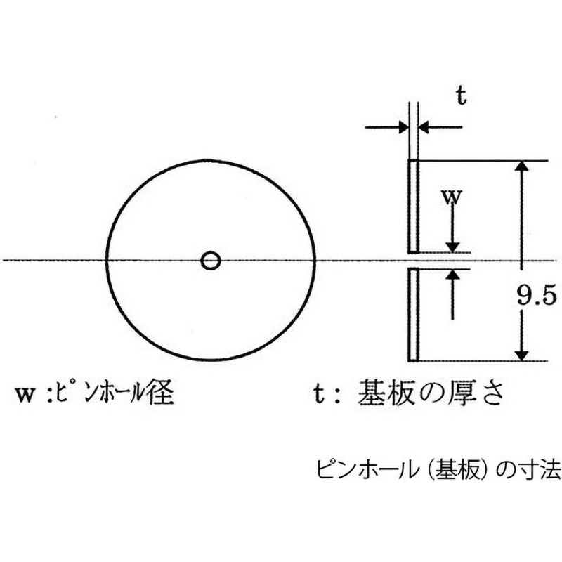 精密ピンホール アズワン 厚さ(基板t)20±5μm直径(基板)9.5+0.0/-0.1mm 1個 7,552円