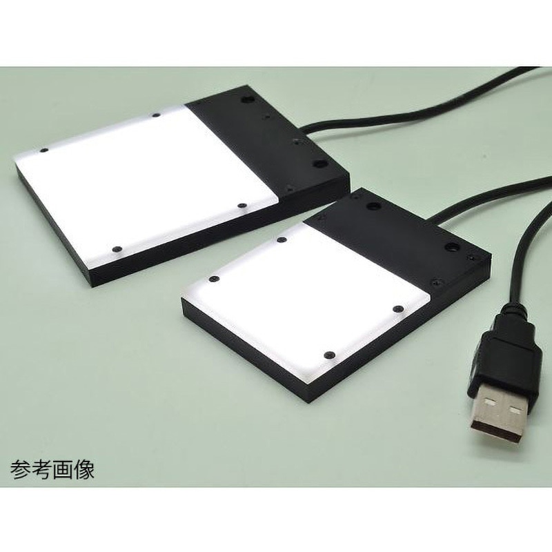 LME-90/90W(USB) USB式エッジ型LED照明 LME-90/90シリーズ オプター 寸法(発光面)90×90mm