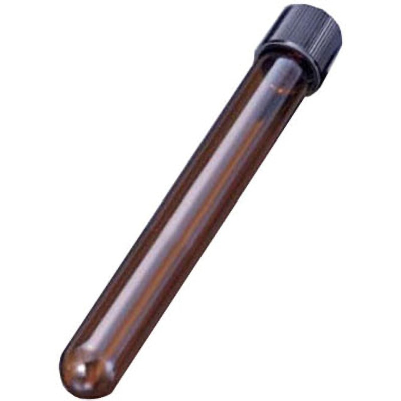 NS-10(褐色) ネジ口試験管 マルエム[理化学・容器] 10mL 1箱(200本 
