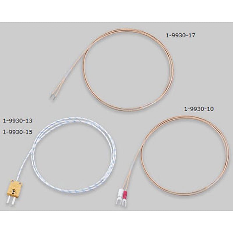 被覆熱電対(K熱電対:デュープレックス) DG-K-5m-Y端子 /1-9930-10-